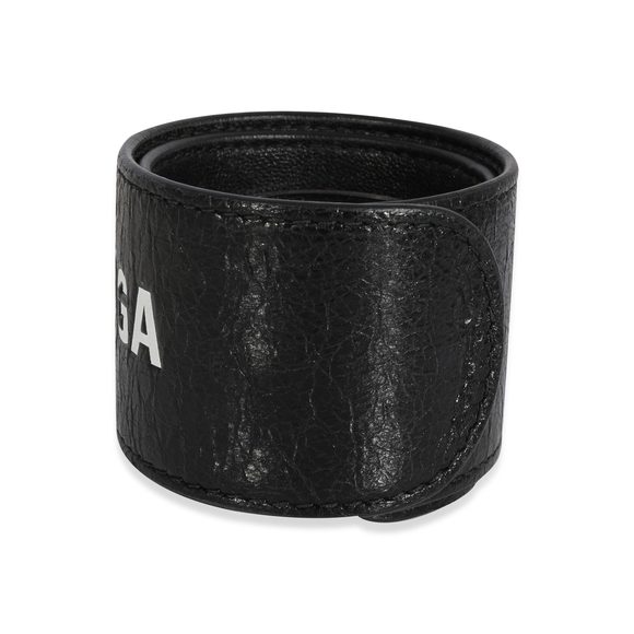 Balenciaga Slap Wrap Leather Bracelet - Picture 2 of 4